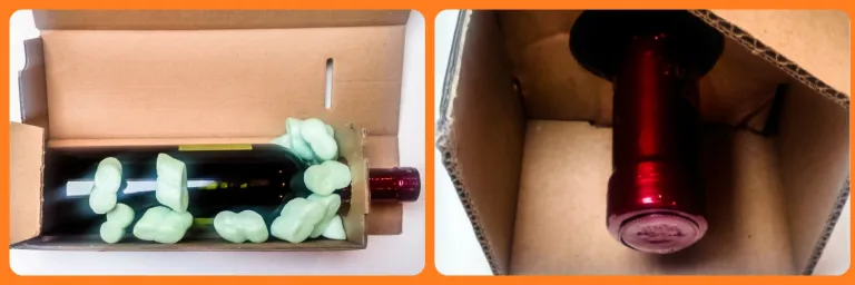 Bor szállítás -PMP Express Borospalack csomagolása - PMP Express